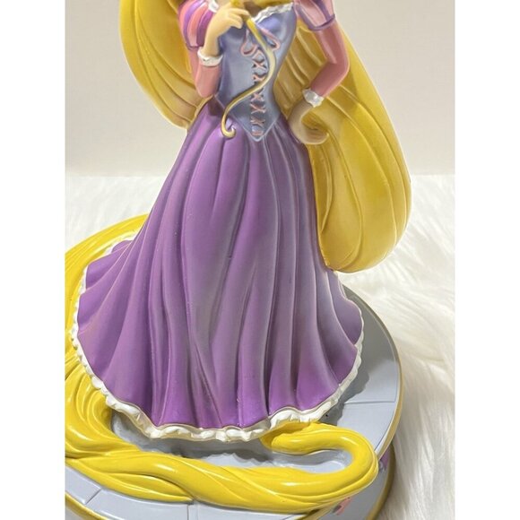 Peachtree Playthings Disney Tangled Rapunzel Coin Piggy Bank 9 1/2" PVC Purple - Picture 3 of 13